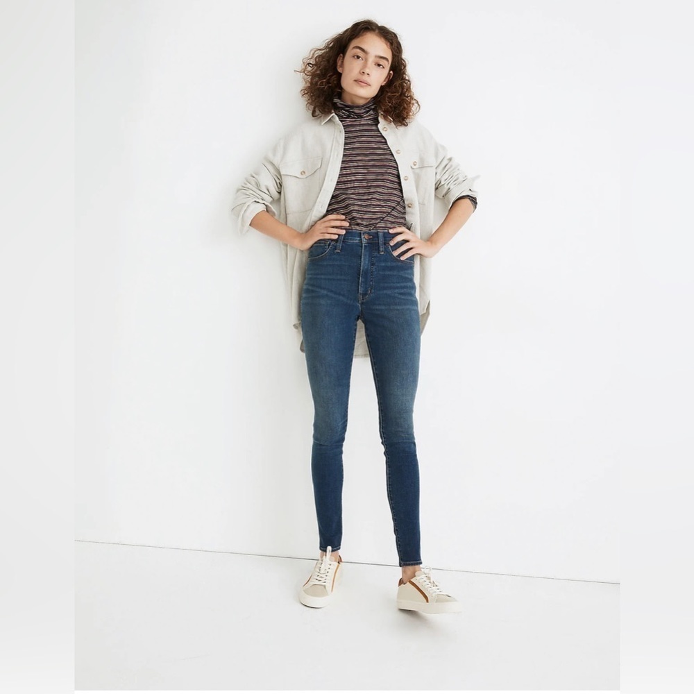 NWT MADEWELL 10" High-Rise Roadtripper Supersoft Jeans, Size 24